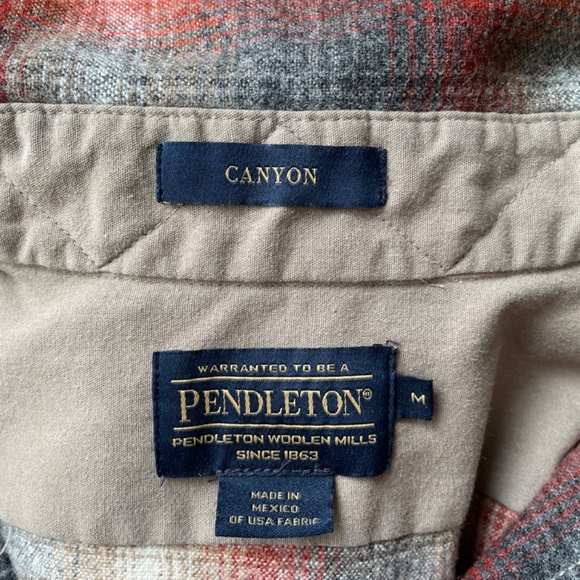 Mens Pendleton Wool Canyon Shirt - Picture 6 of 8